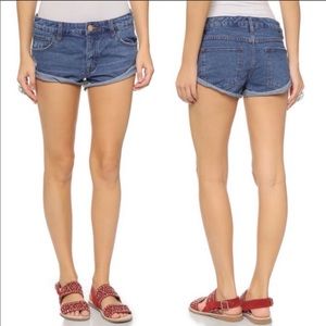 Free People Irreplaceable Denim Shorts